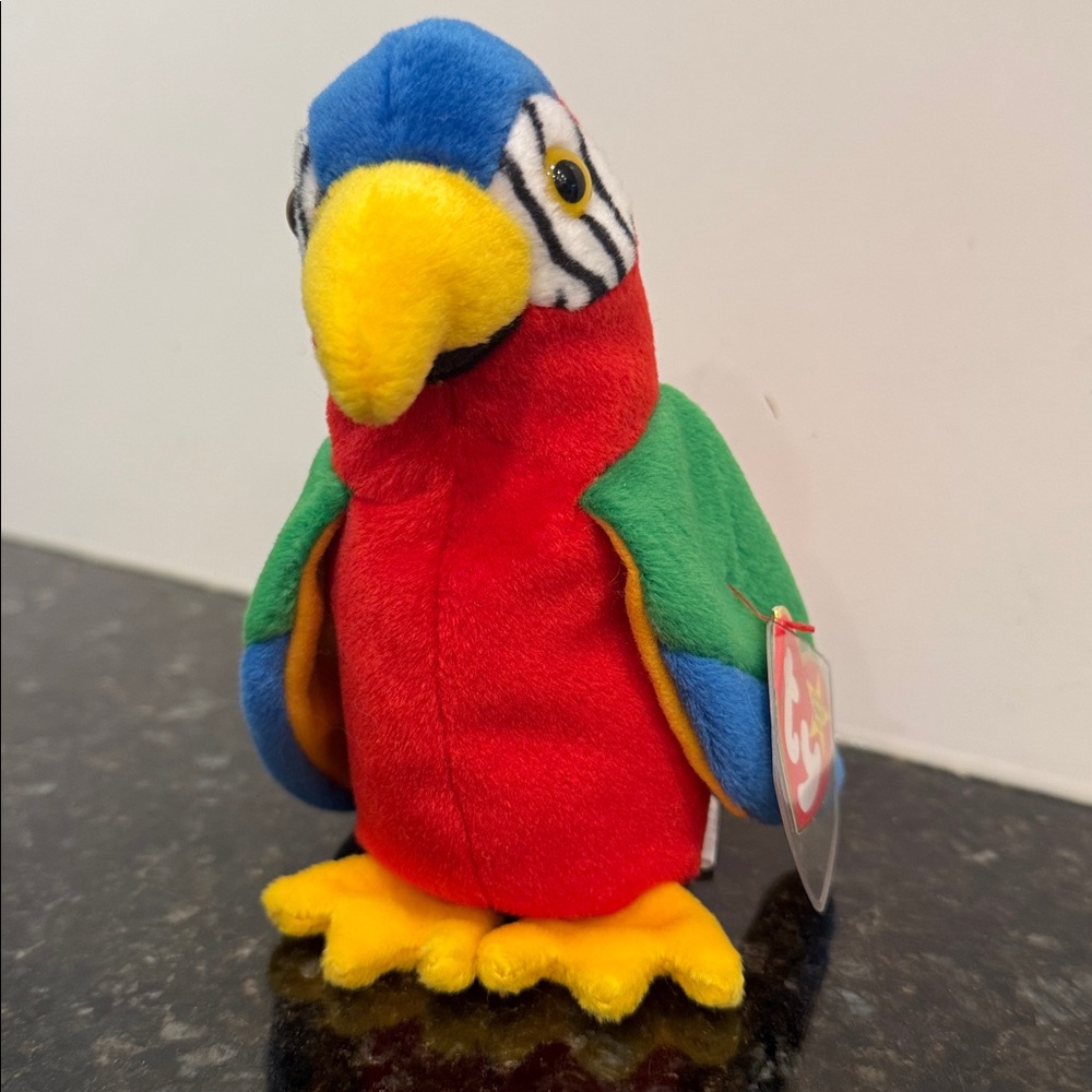 Ty Beanie Baby “Jabber” the Parrot (6.5 inch)
